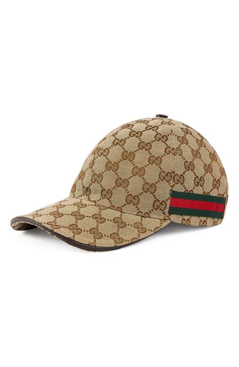 gucci logo baseball hat|gucci men hats size large.